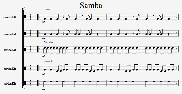 Samba - perkusie