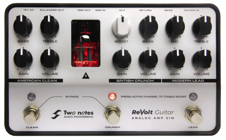 Guitar ReVolt – 3 kanálový All-Analog Guitar Amp Simulator