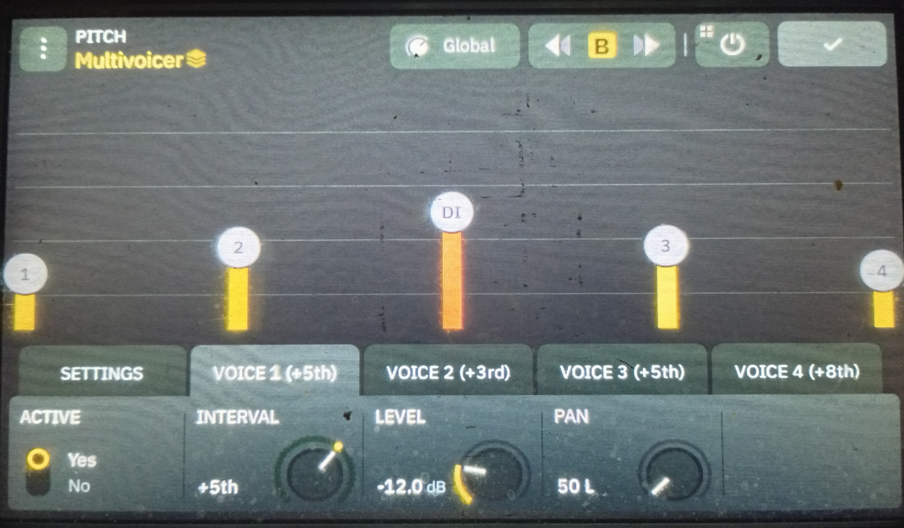 Neural DSP Quad Cortex Multivoicer – Voice Interval Level Pan